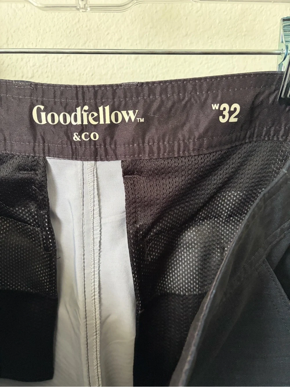 Goodfellow & Co Black and Gray Board Shorts